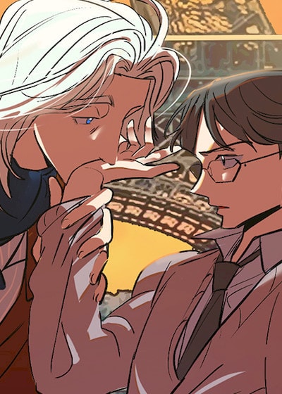 晚霞映照的巴黎铁塔【无码】